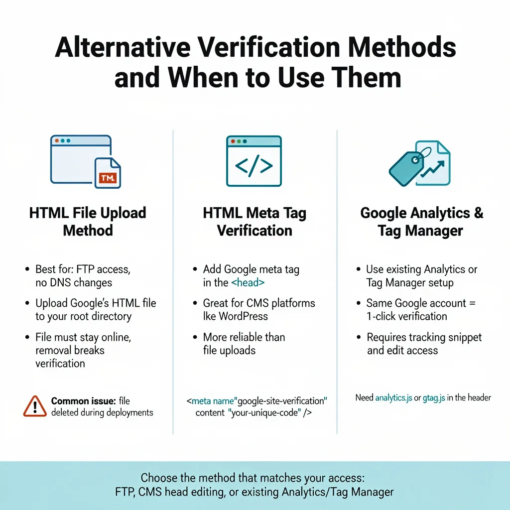 Alternative Verification Methods and When to Use Them