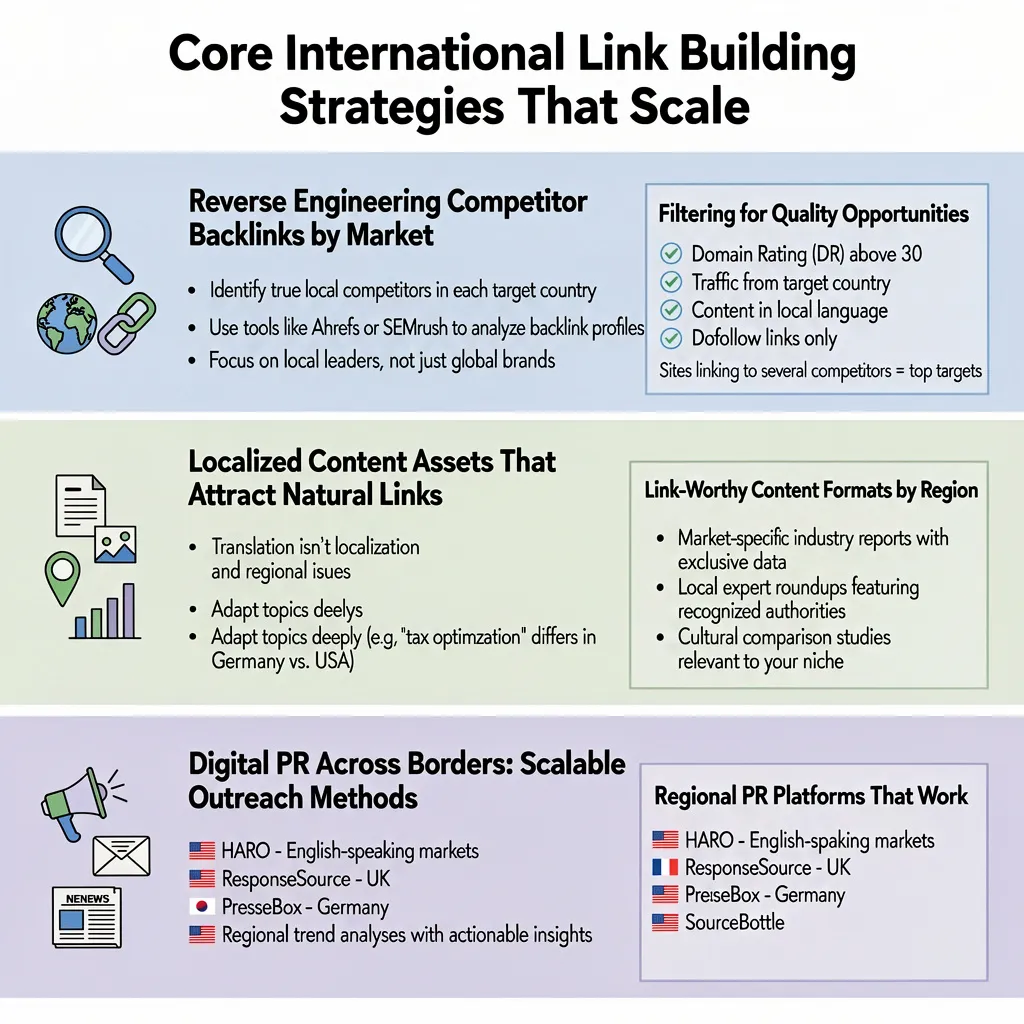 Core International Link Building Strategies That Scale