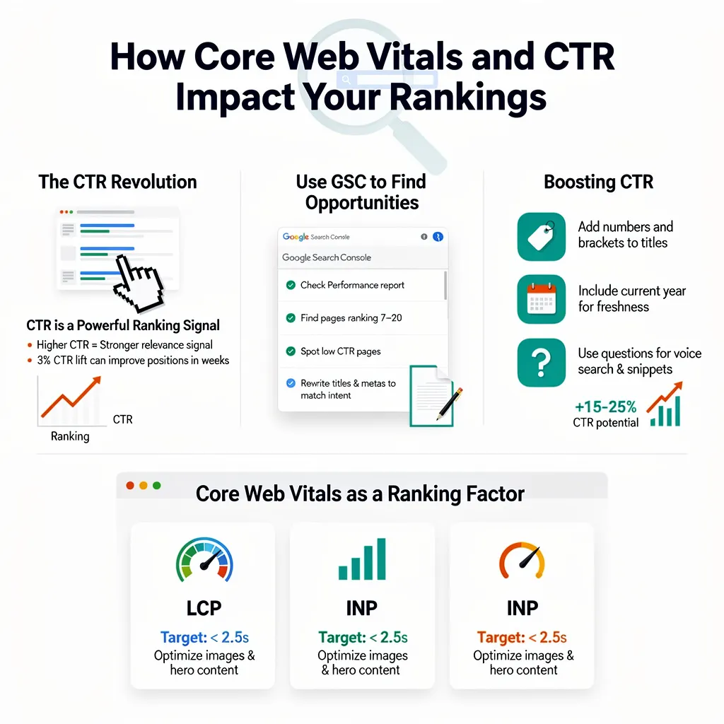 Core Web Vitals and CTR Impact Your Rankings