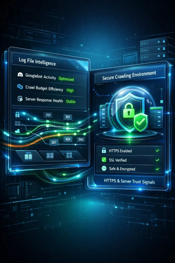 Https optimization and log file