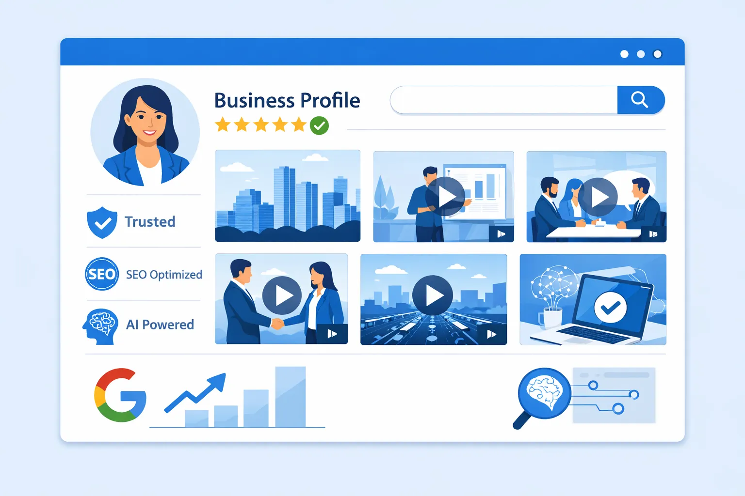 Photos and videos strategy for SEO and business visibility