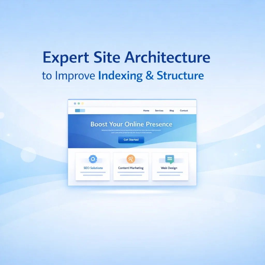 Site Architecture to Improve Indexing