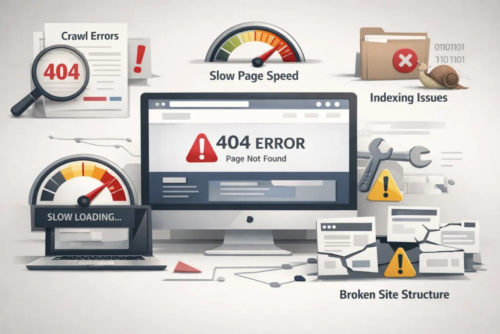 Technical SEO Issues That Stop Websites from Ranking (2026)