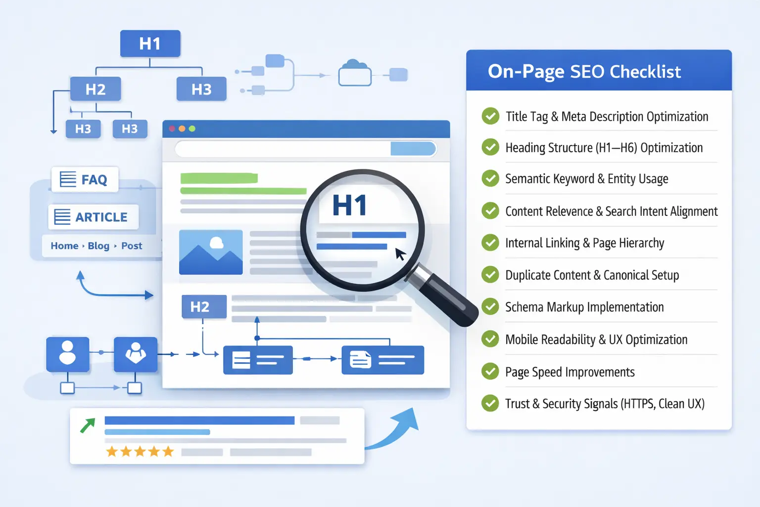 on page SEO checklist