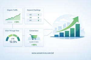 SEO reporting and KPIs explained with performance metrics