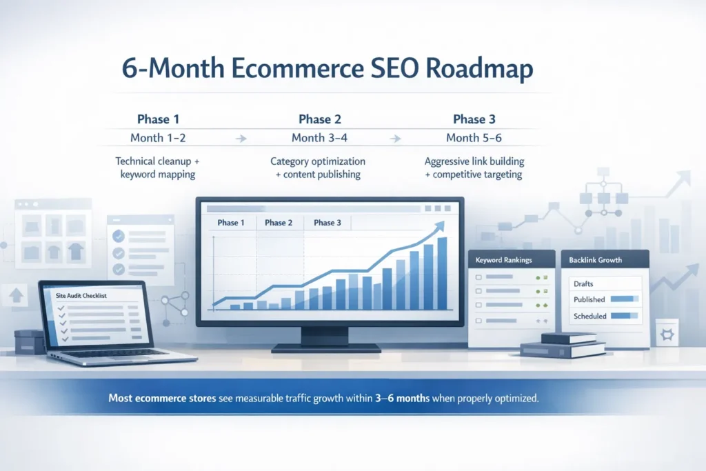 Ecommerce SEO Agency in USA | 6-Month Ecommerce SEO Roadmap