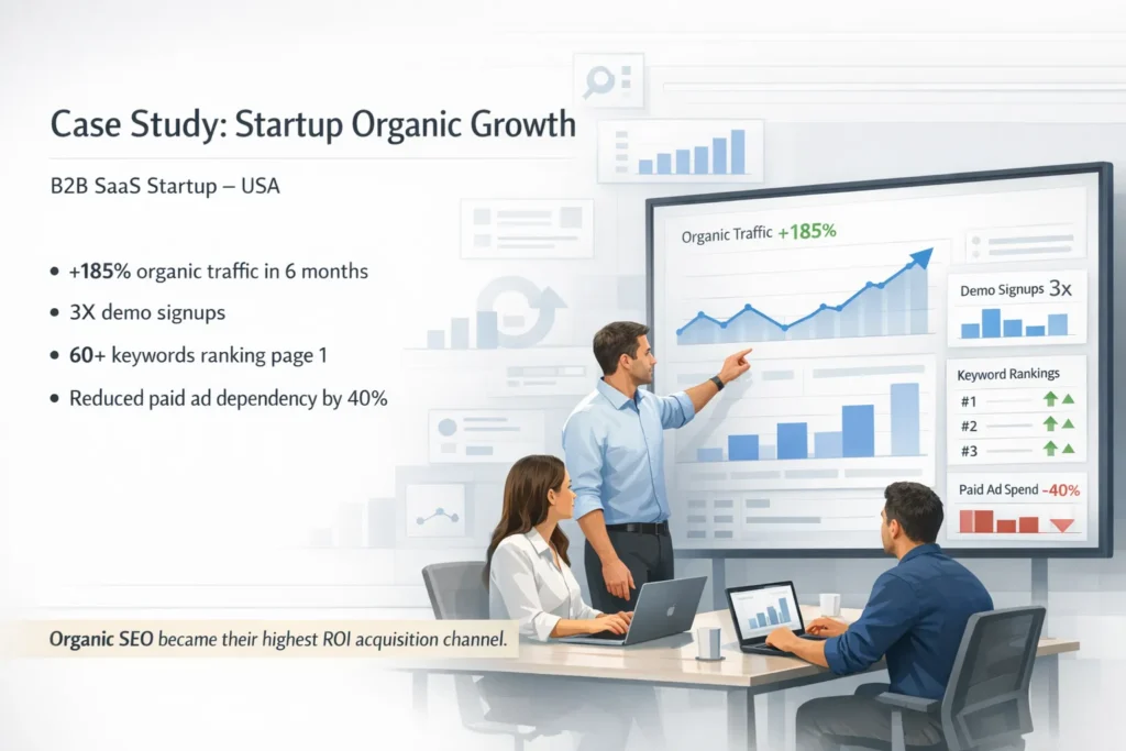 Case Study Startup Organic Growth