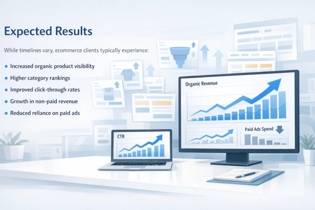 Expected Results | Why Choose Our Ecommerce SEO Agency in USA