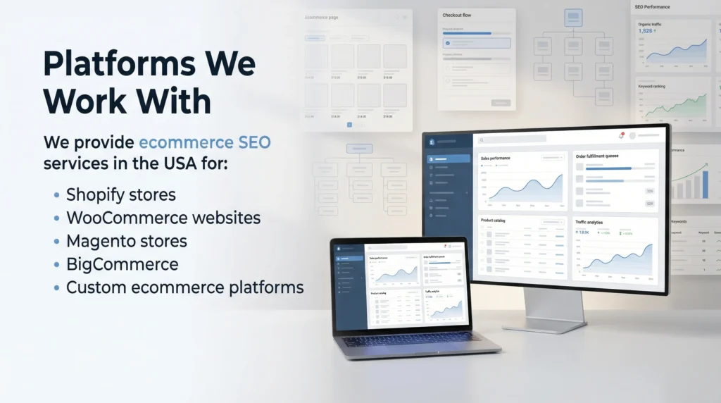 Platforms We Work With | Ecommerce SEO Agency in USA
