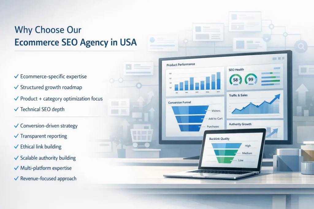 Why Choose Our Ecommerce SEO Agency in USA | Ecommerce SEO Agency USA