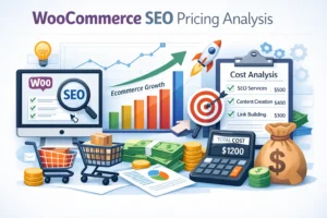 WooCommerce SEO pricing in Bangladesh showing ecommerce growth and strategy planning