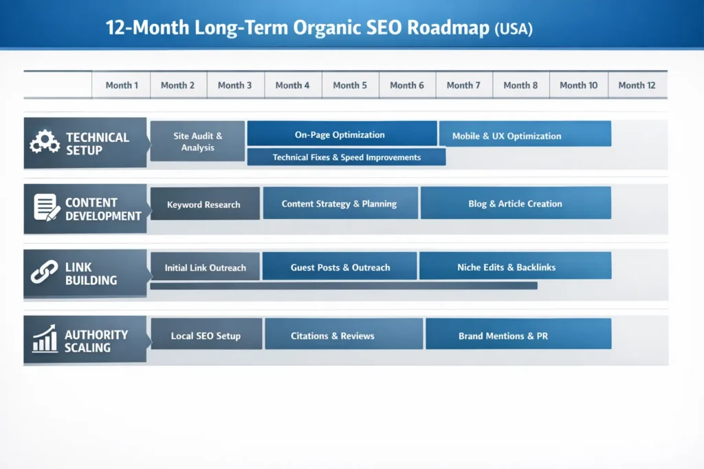 Long-Term Organic SEO Strategy USA
