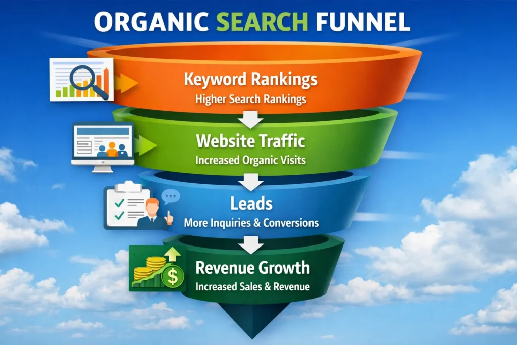 Organic SEO ROI Guide USA | How SEO Delivers Long-Term Growth