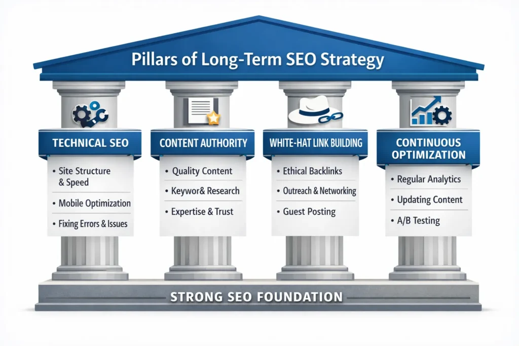 Long-Term Organic SEO Strategy USA | Sustainable Growth Guide