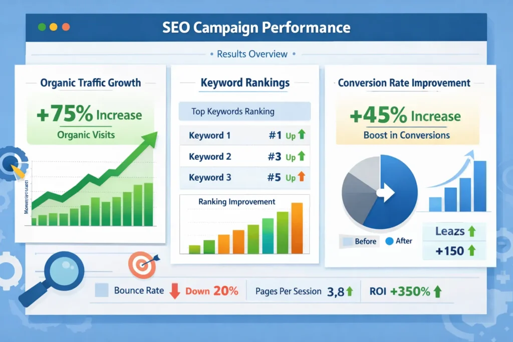 Organic SEO Case Studies USA | Real Traffic & Ranking Growth