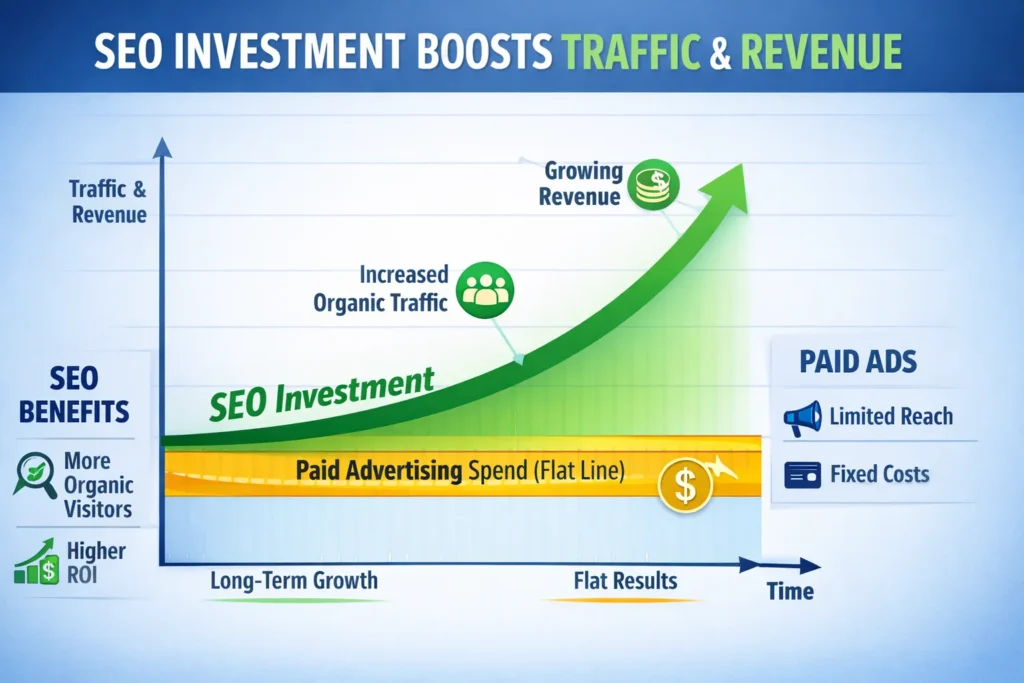 Organic SEO ROI Guide USA | How SEO Delivers Long-Term Growth