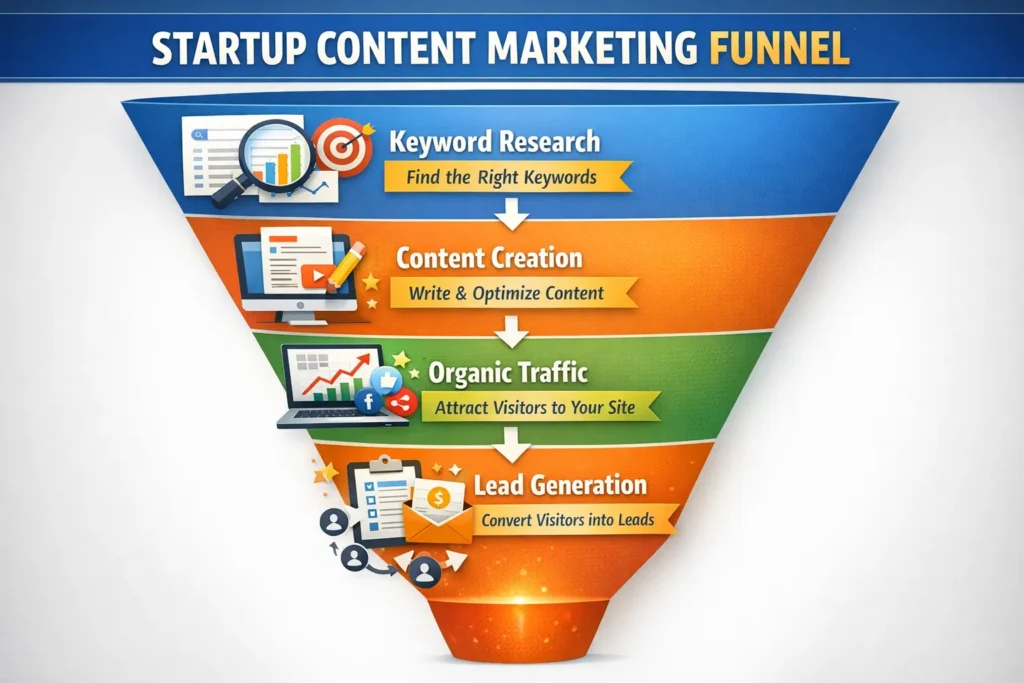 Content Marketing for Startup SEO: How Startups Grow Organic Traffic