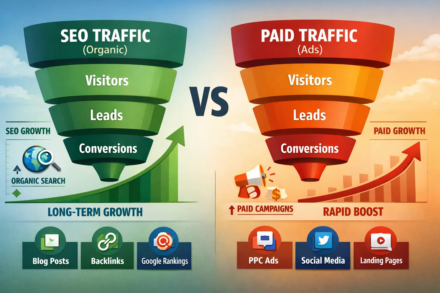SEO vs Paid Ads for Startups