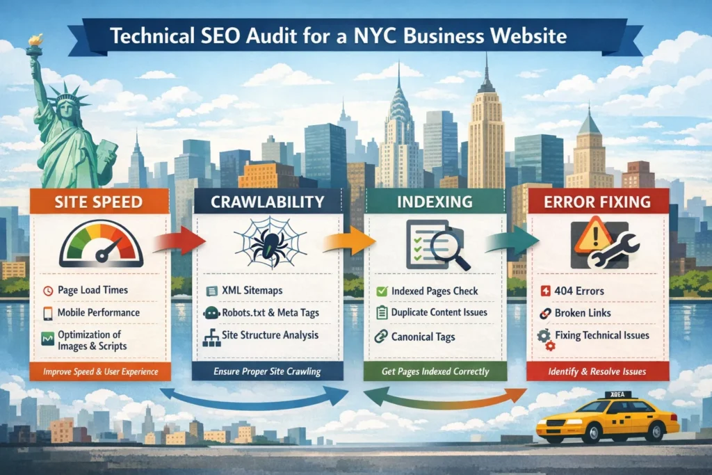 Technical SEO NYC: Complete Guide for Startups & Businesses (2026)