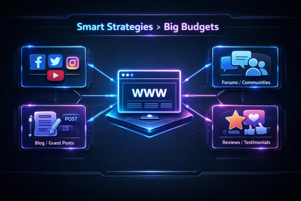 link building strategies for small businesses who don't have budget