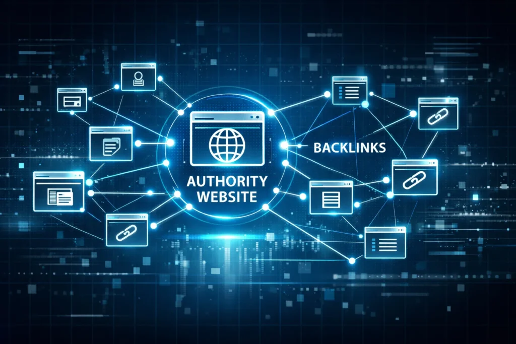 Link building strategy for SEO authority