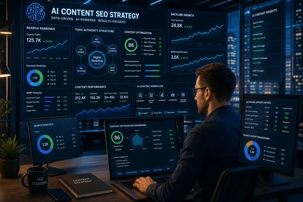 Content SEO Strategy (2026)  Build Rankings, Traffic & Topical Authority