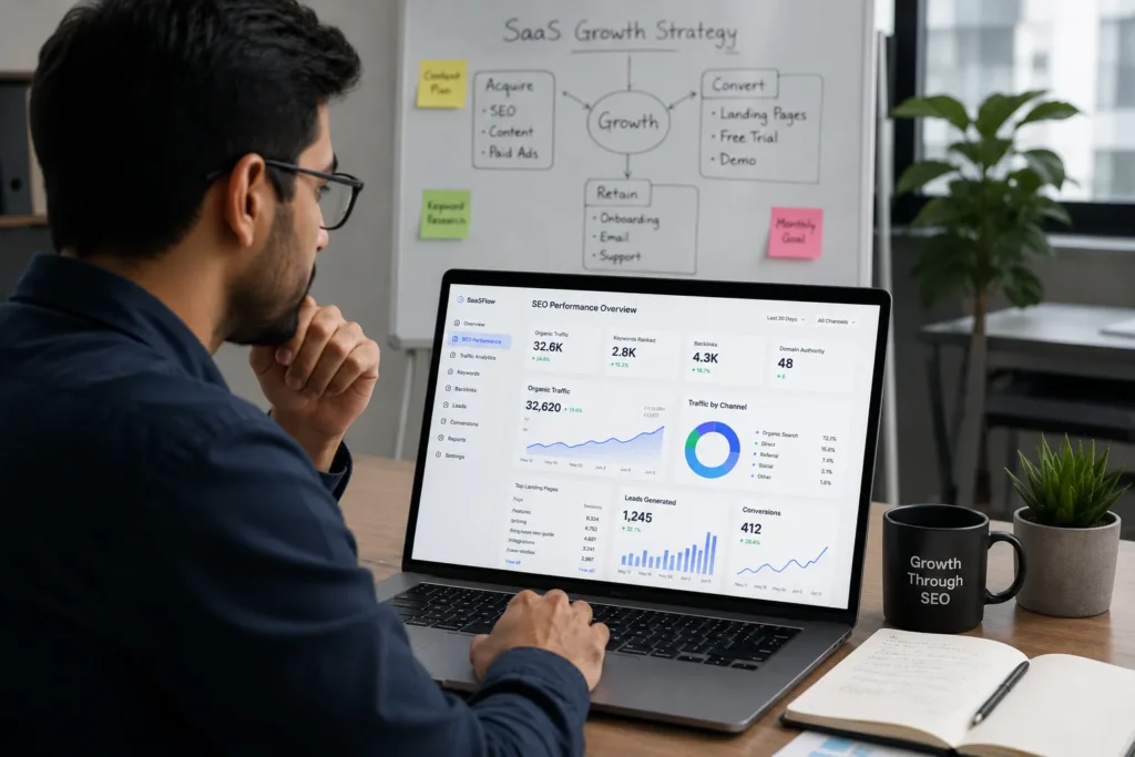 SaaS SEO Strategy (2026) | Grow Traffic, Leads & MRR Faster