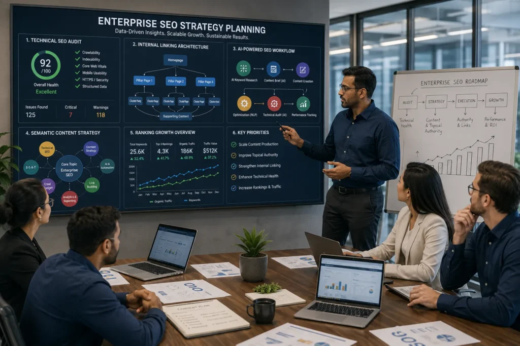 Enterprise SEO Strategy Guide for Large Websites, SaaS & eCommerce Brands