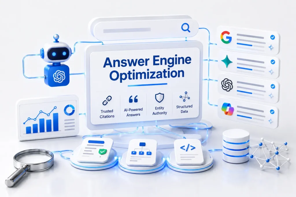 Answer Engine Optimization Services AEO Agency for AI Search Visibility