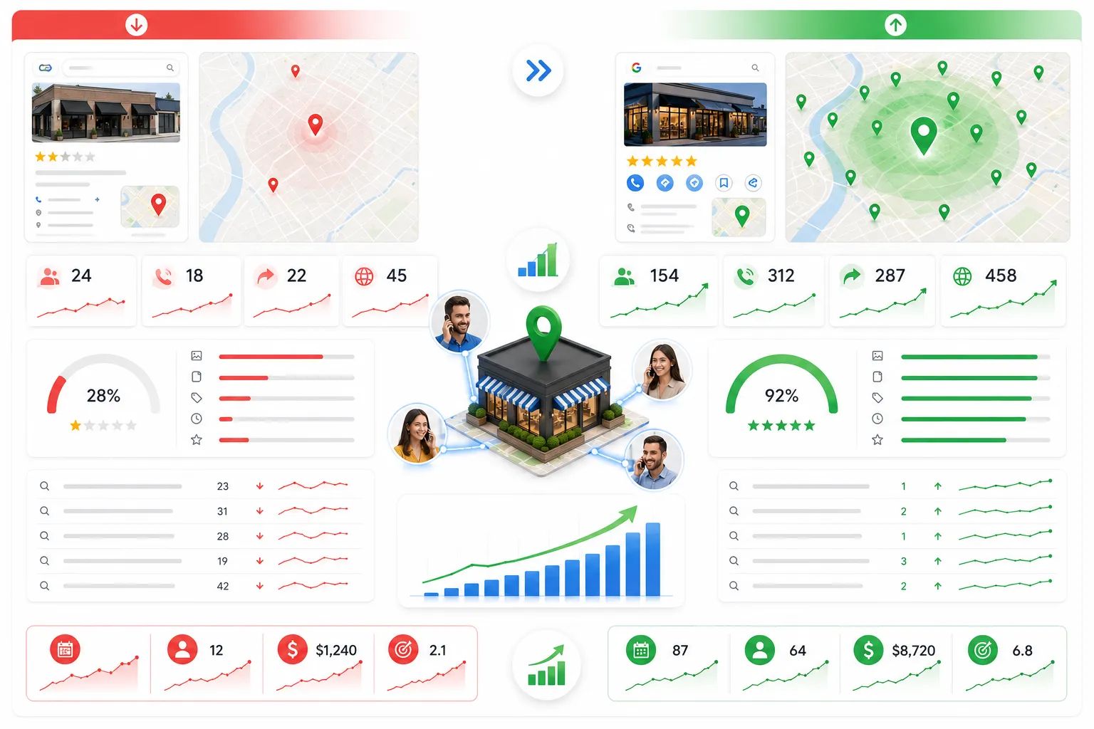 Local SEO Case Study USA | 542% More Local Leads & Rankings