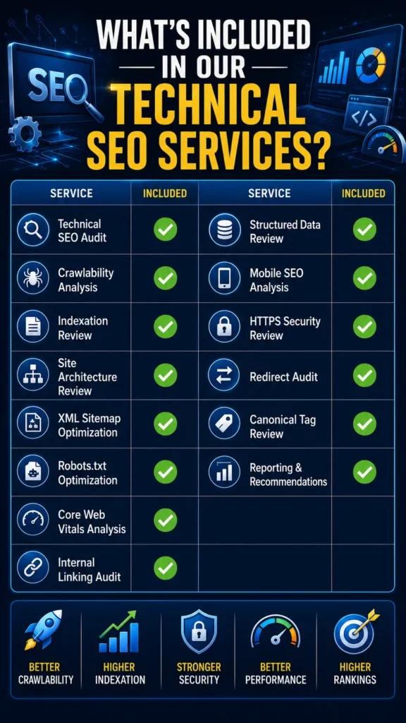 What's Included in Our Technical SEO Services