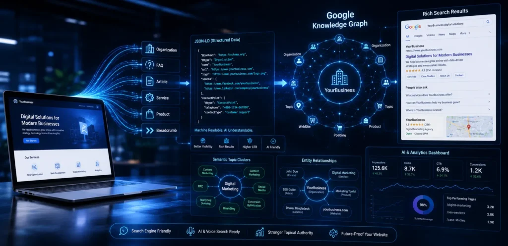 Schema Markup Guide | Structured Data SEO & AI Search