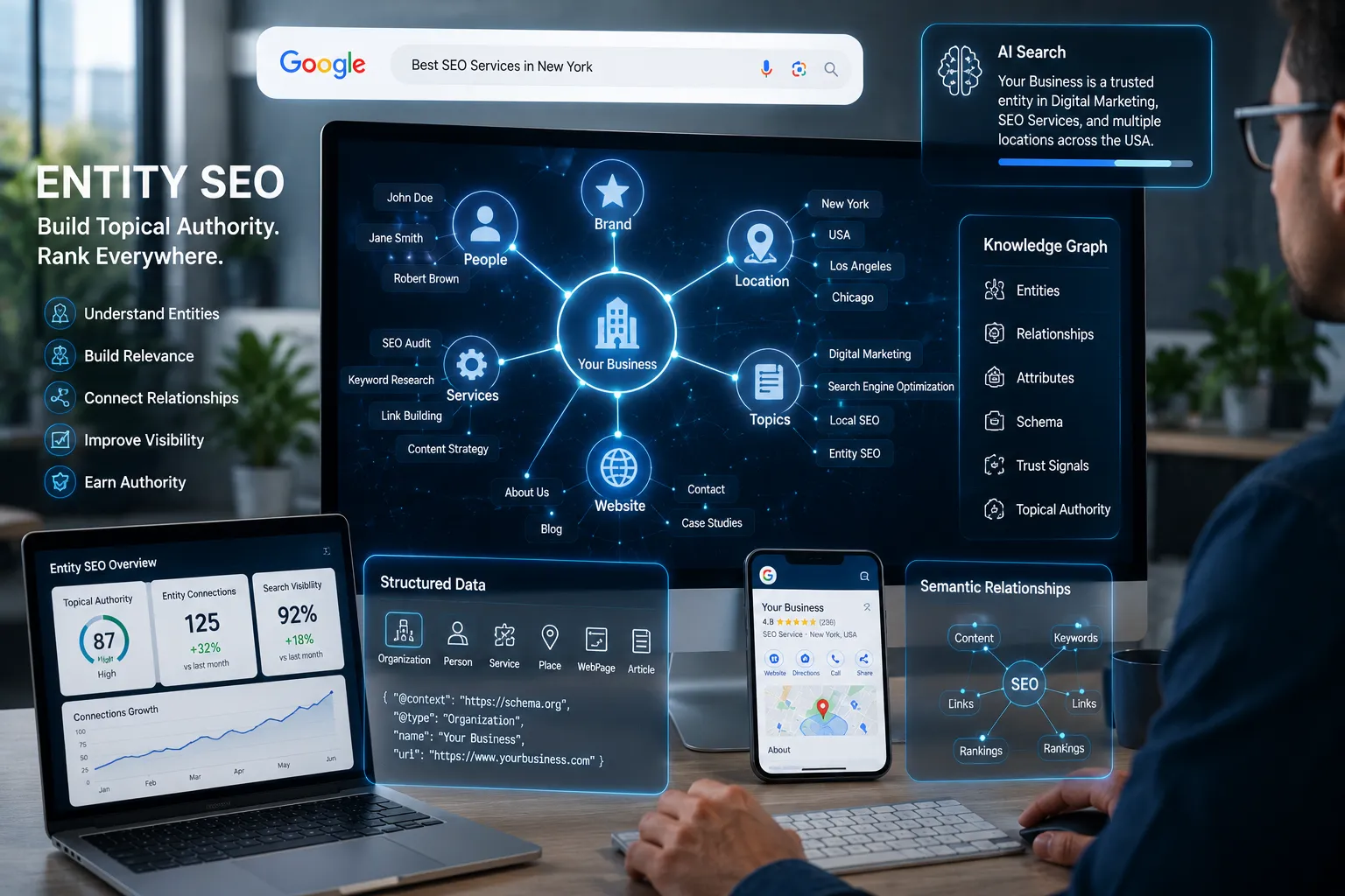 Entity SEO Guide | Improve Knowledge Graph & AI Search Visibility