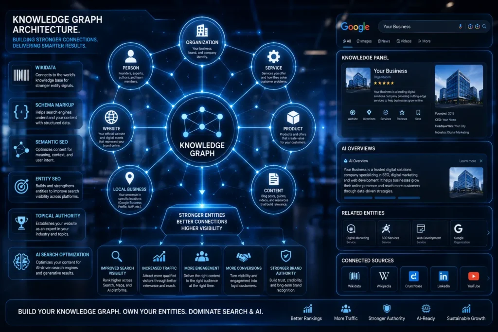 Knowledge Graph SEO Guide: Build Entity Authority for Google AI Overviews & AI Search