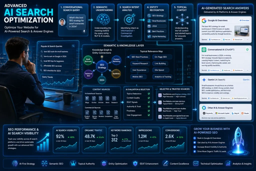 Search Intent & AI Search” or “AEO & GEO Optimization