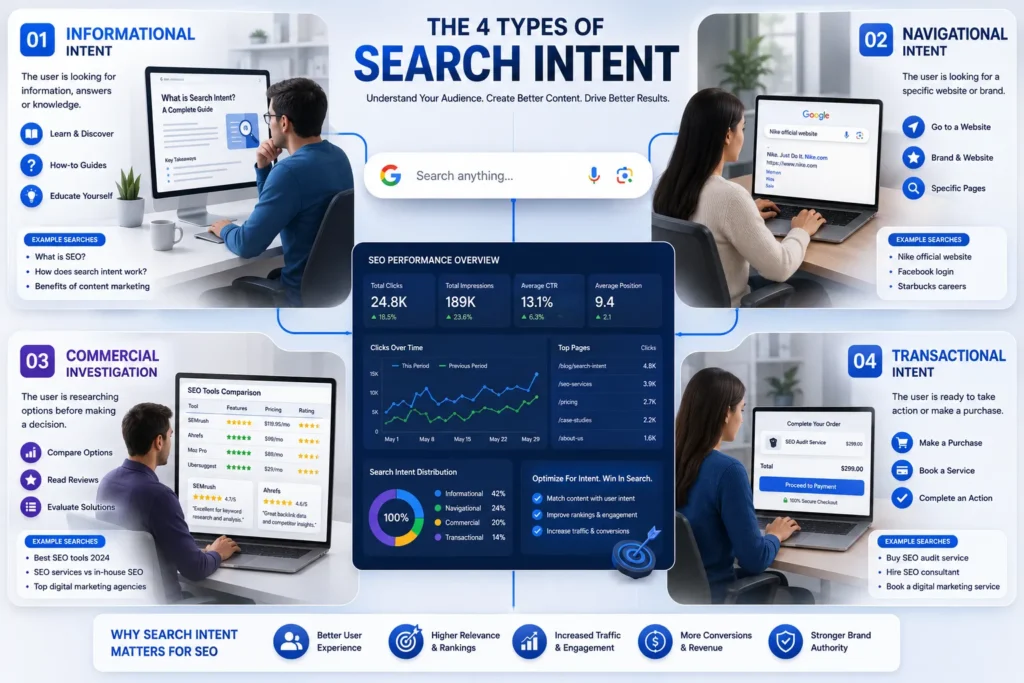 Search Intent SEO Guide The Complete Guide to Understanding, Mapping & Optimizing for User Intent